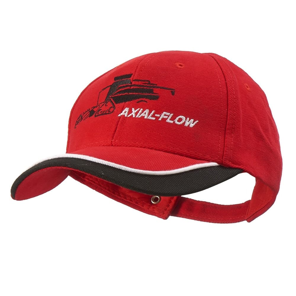 Red Embroidered-Logo Baseball Cap