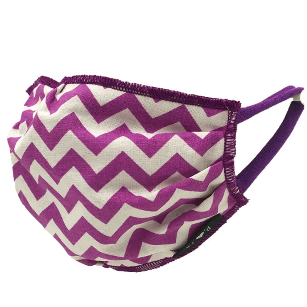 Purple Chevron Mask