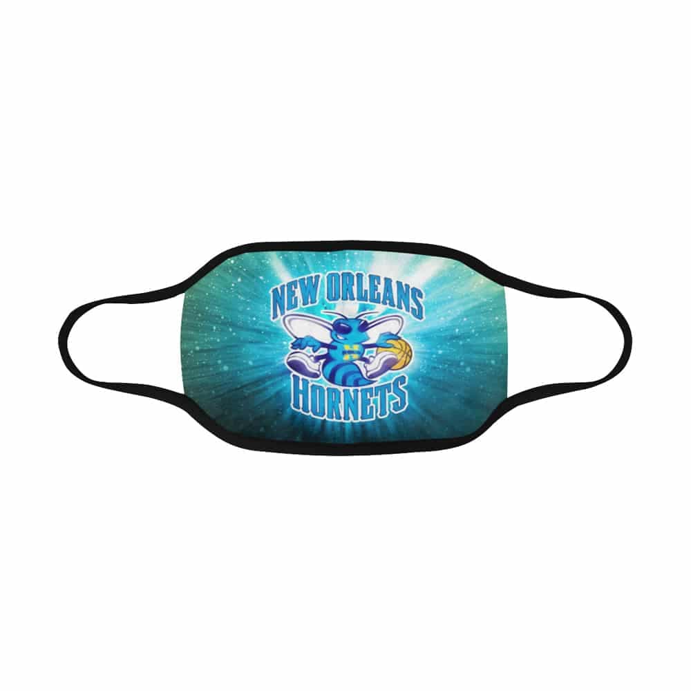 Custom Teal Gradient Insect-Mascot Face Mask