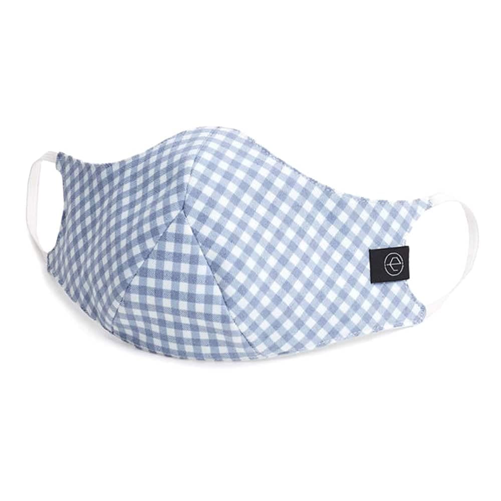 Blue Gingham Mask