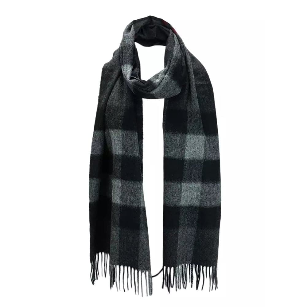 Black Checkered Scarf