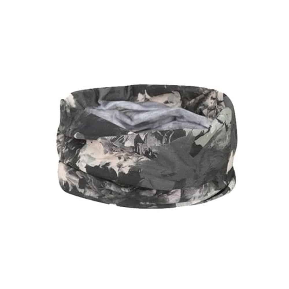 Gray Floral Snood