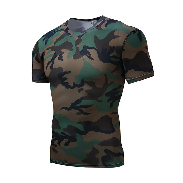 Camo Compression Top