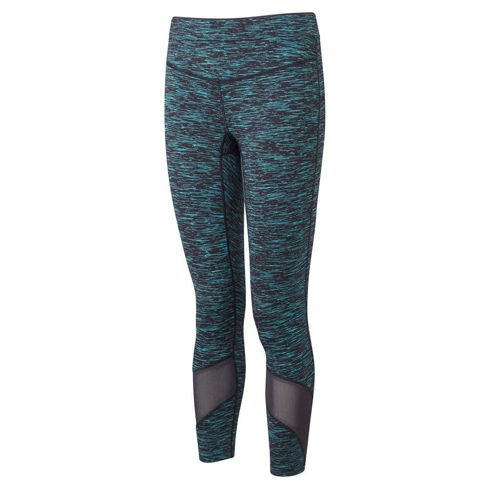 Teal Striped Leggings