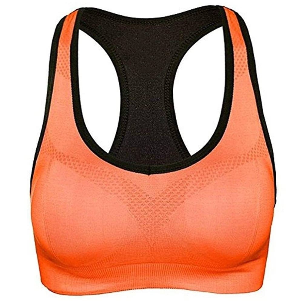 Vibrant Orange Sports Bra