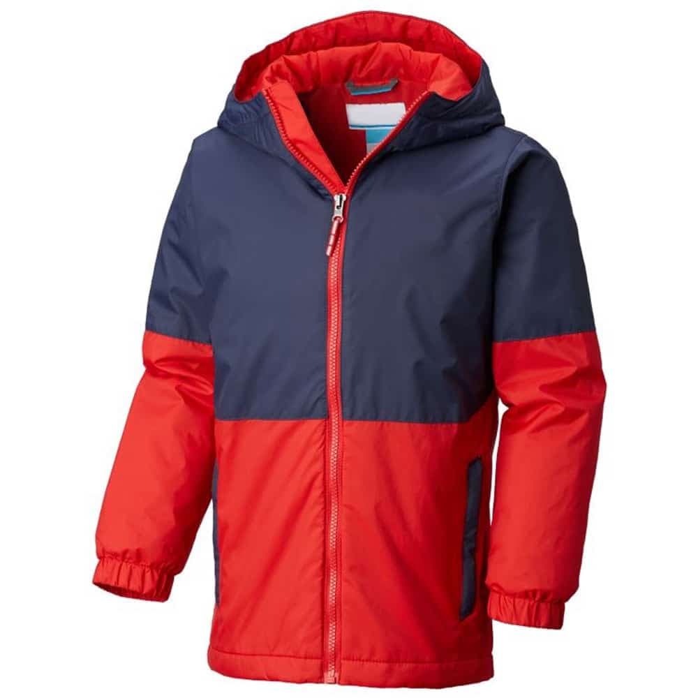 Navy & Red Rain Jacket