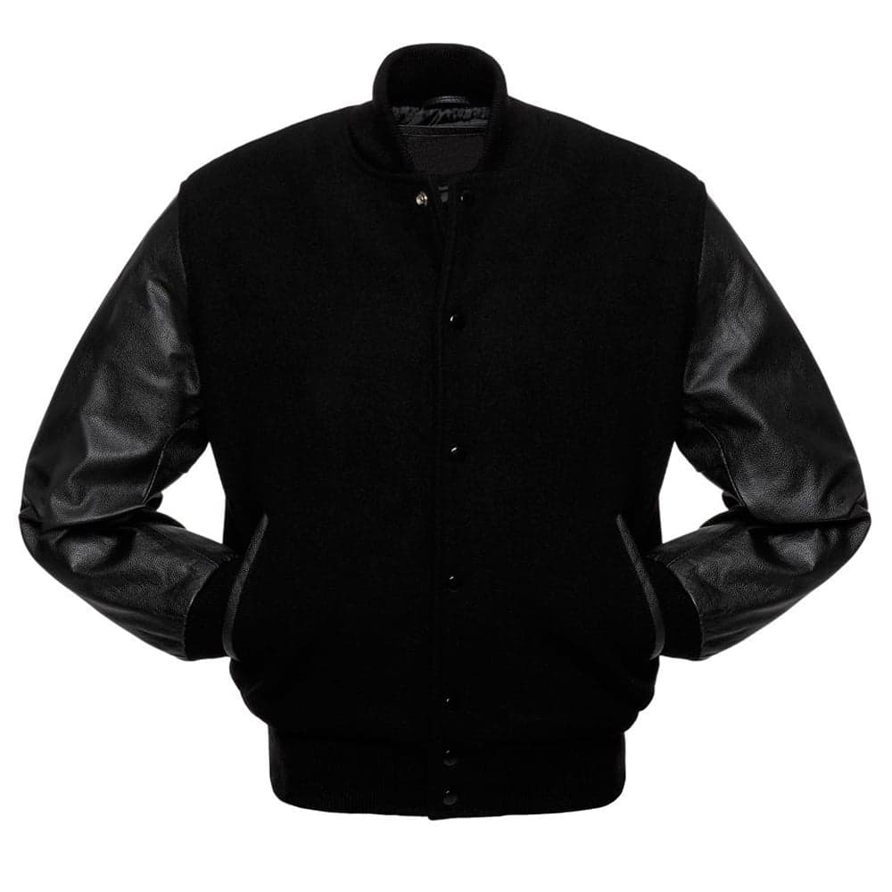 Black Wool & Leather