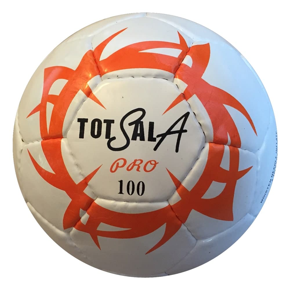 White Orange Futsal Ball
