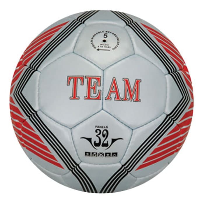 Custom Silver Hand-Stitched Soccer Ball
