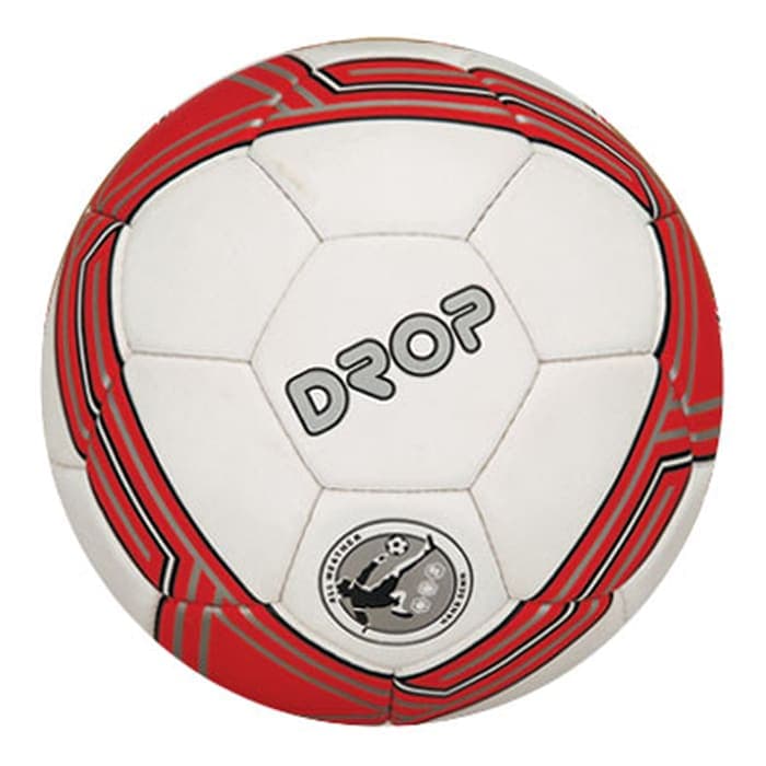 Custom White Red Hand-Stitched Soccer Ball