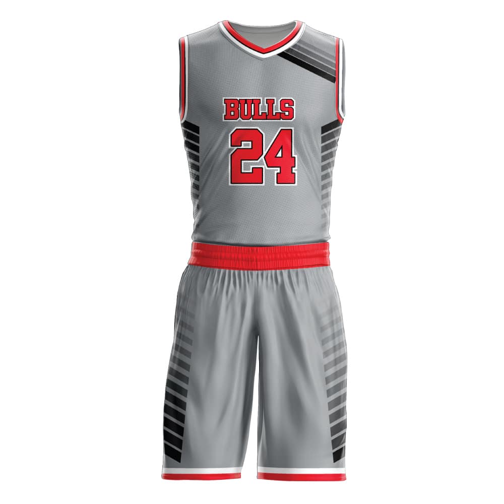 Gray Bulls Jersey