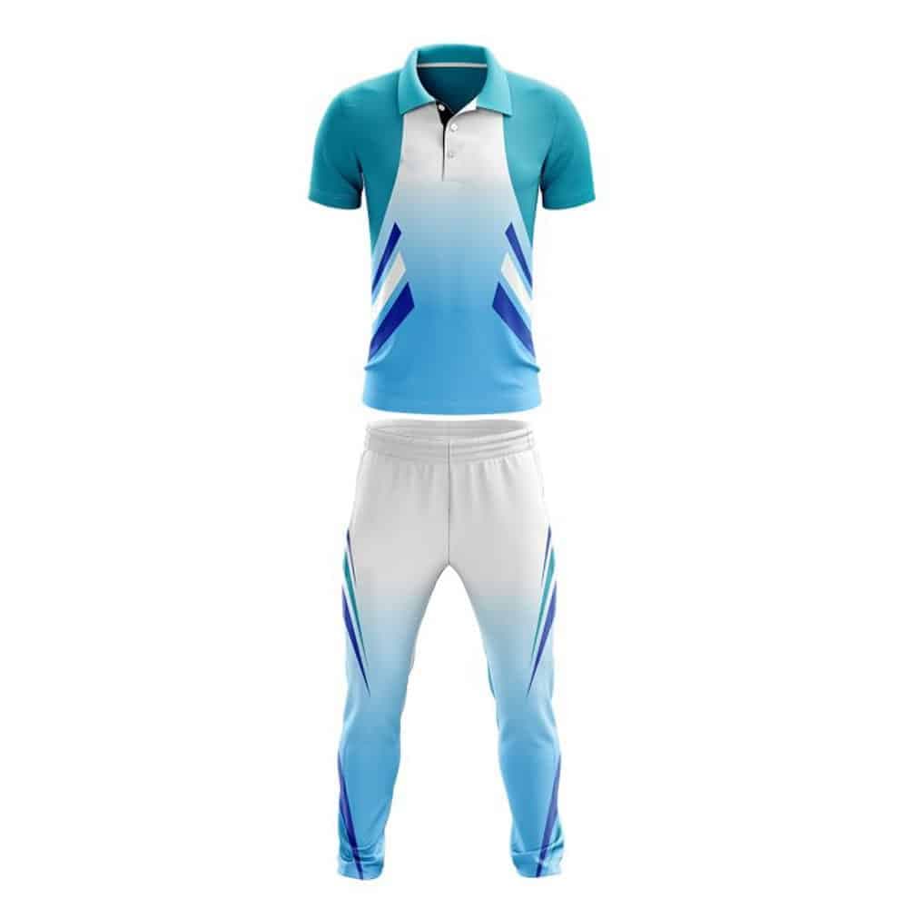 Aqua Gradient Stripes