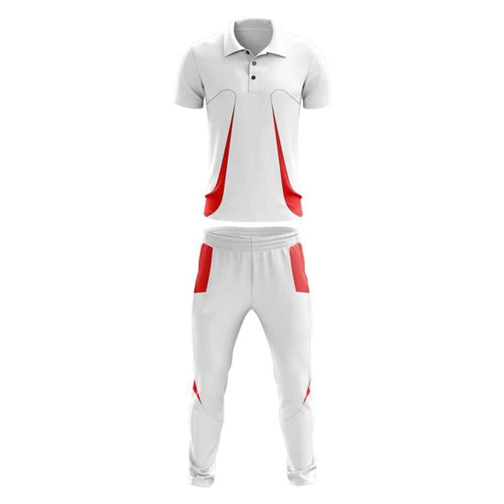 White & Red Cricket Set