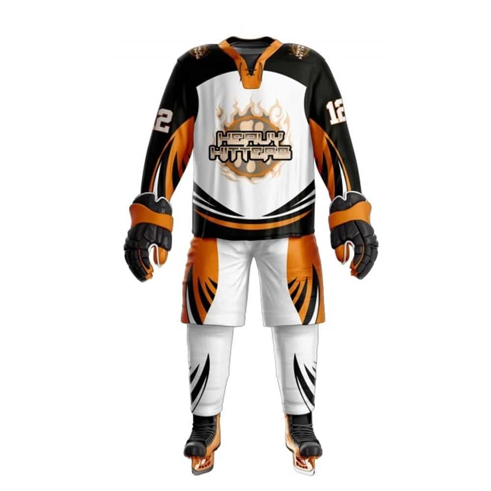 Black Orange Flames