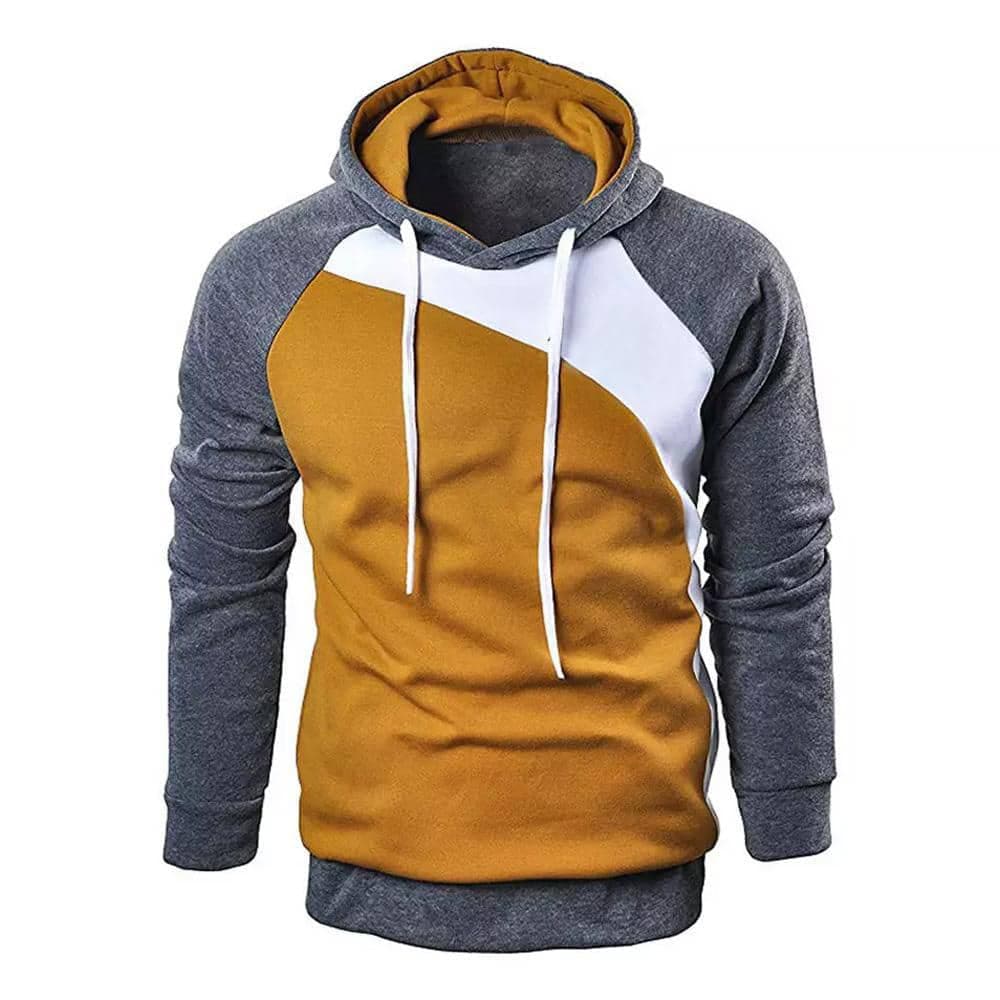Gray Mustard Colorblock