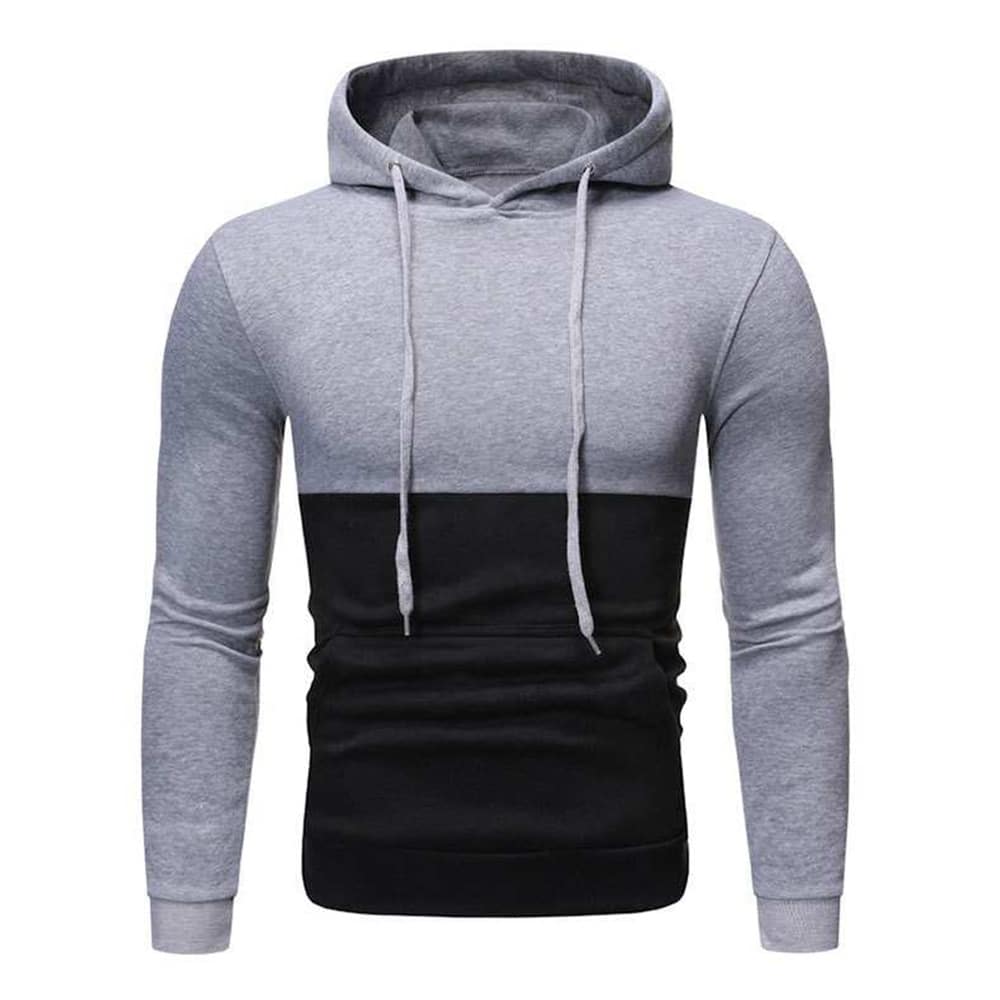 Gray & Black Hoodie