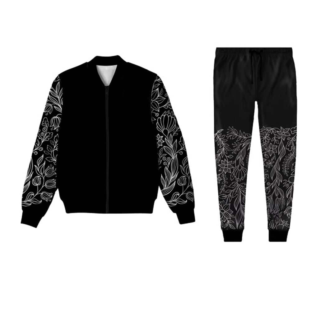 Floral Black Ensemble