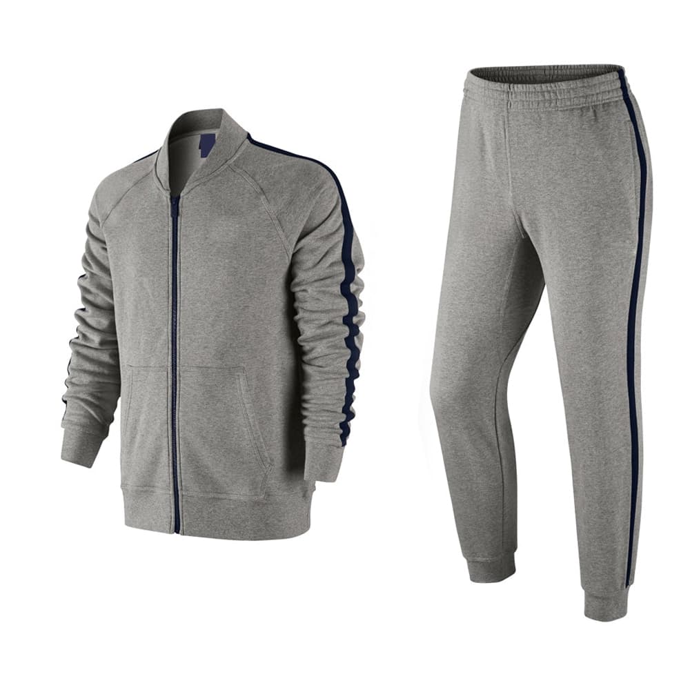 Gray Tracksuit Ensemble