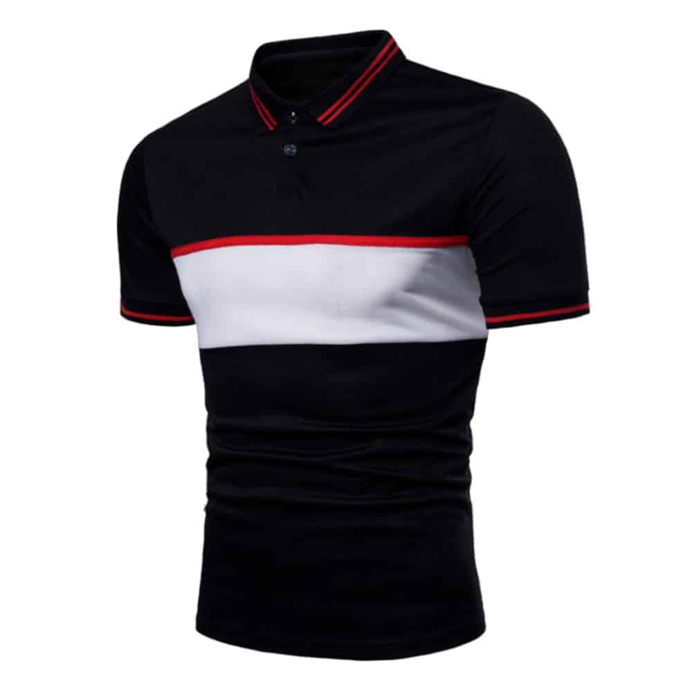 Black White Red Stripe