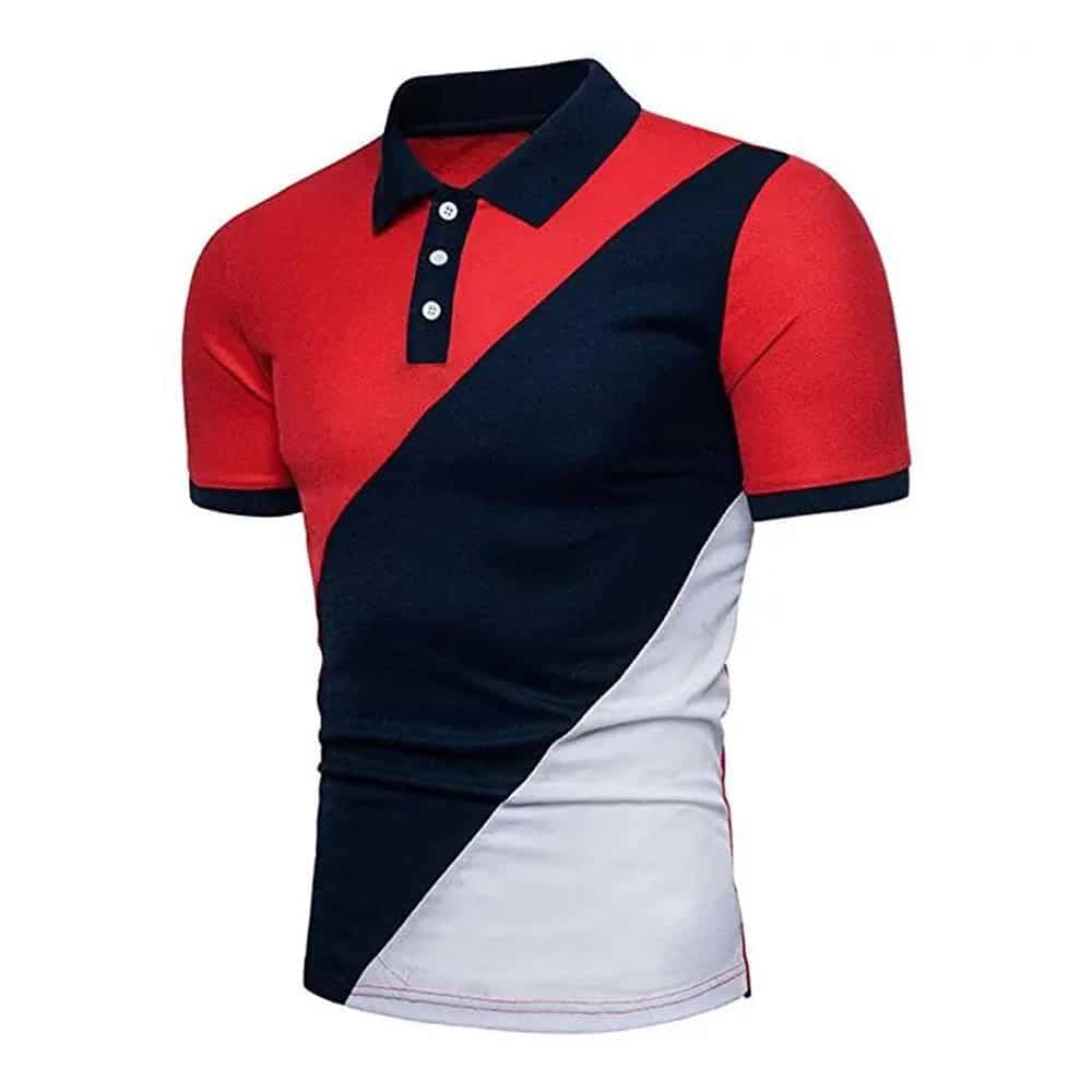Red Navy Colorblock
