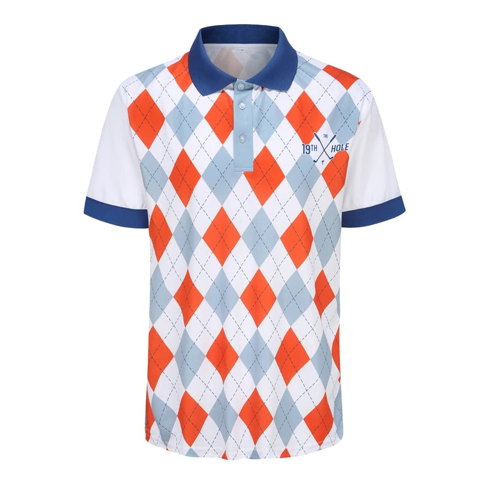 Argyle Pattern Polo