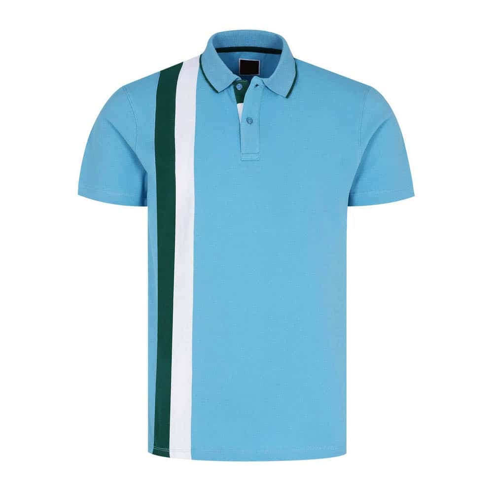 Blue Stripe Polo