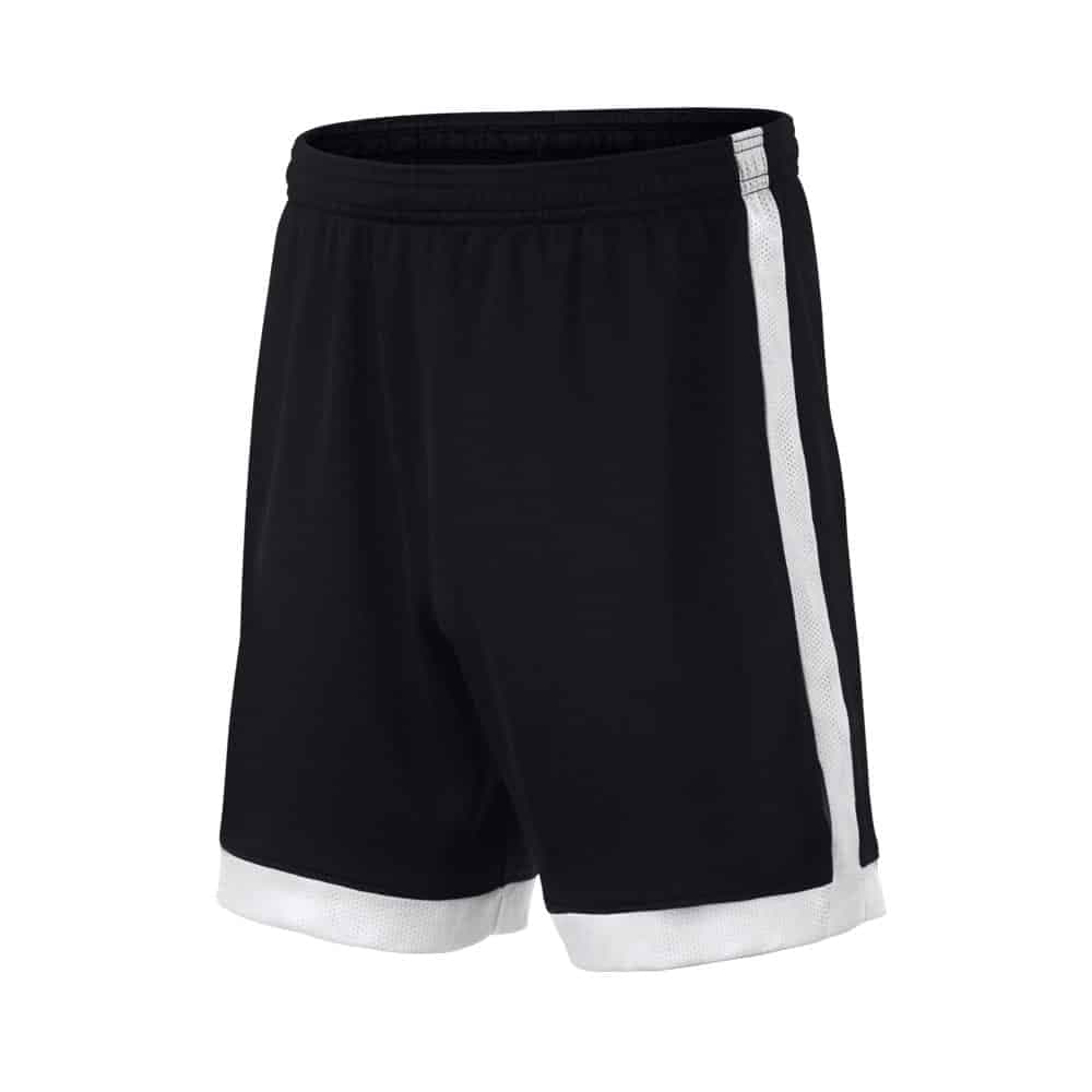 Black Shorts, White Trim
