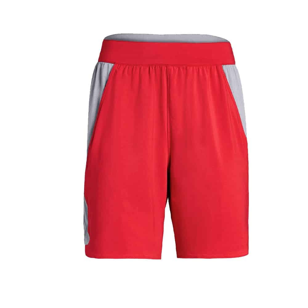 Red Mesh Shorts