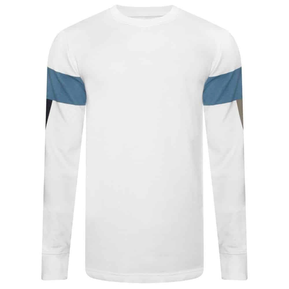 White Base with Color Blocks
