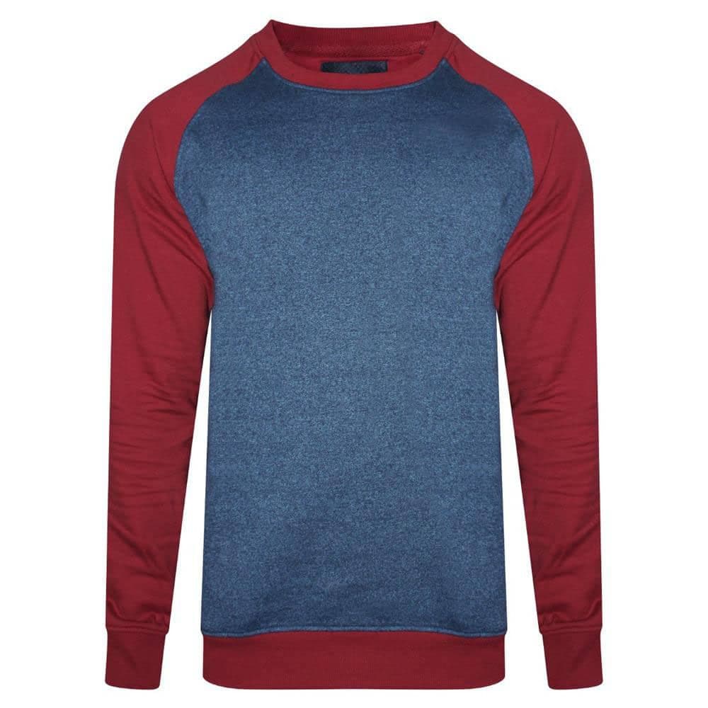Blue & Burgundy Contrast