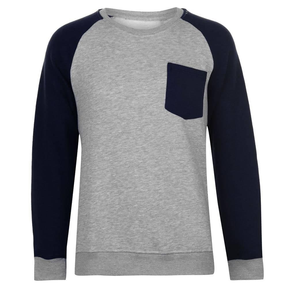 Gray Navy Contrast