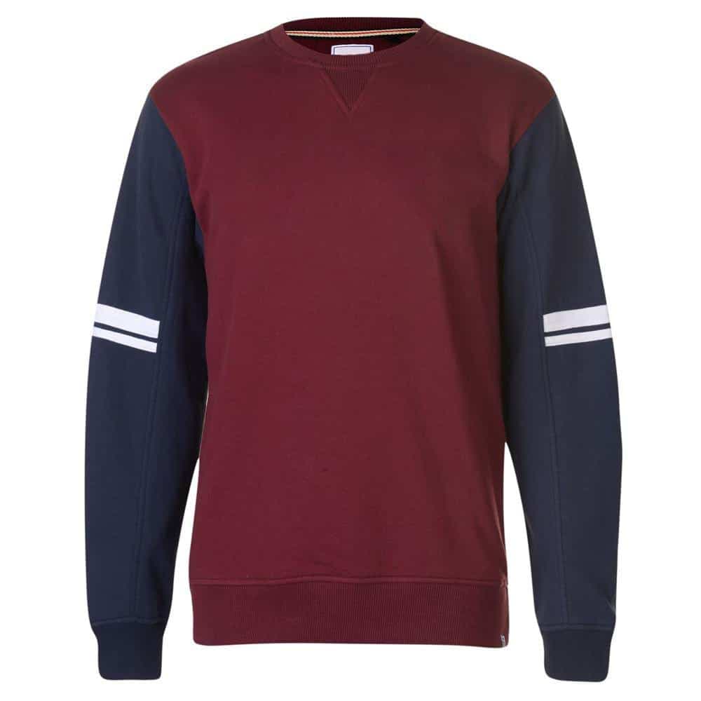 Burgundy & Navy Stripes