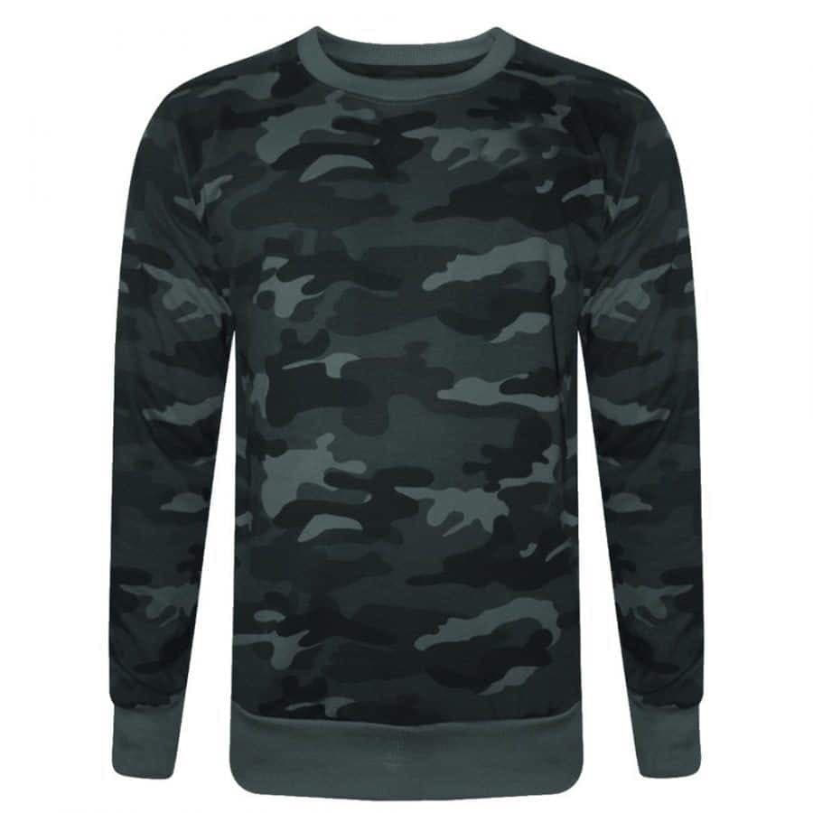 Camo Print Sweatshirt