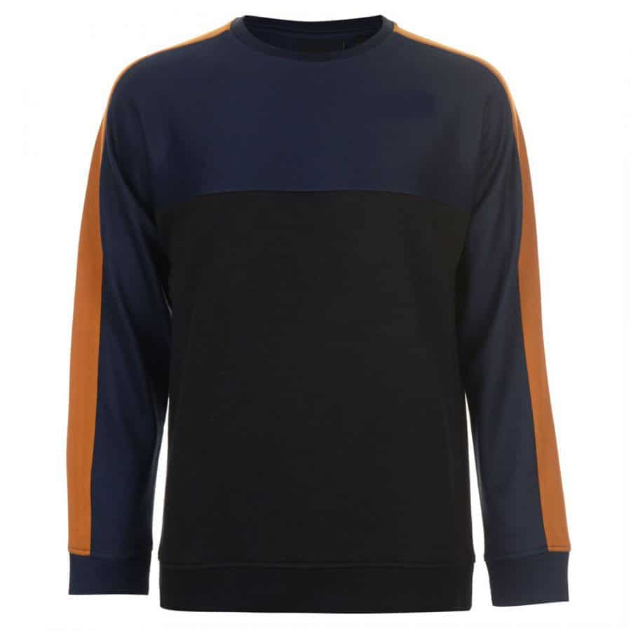 Navy & Rust Block