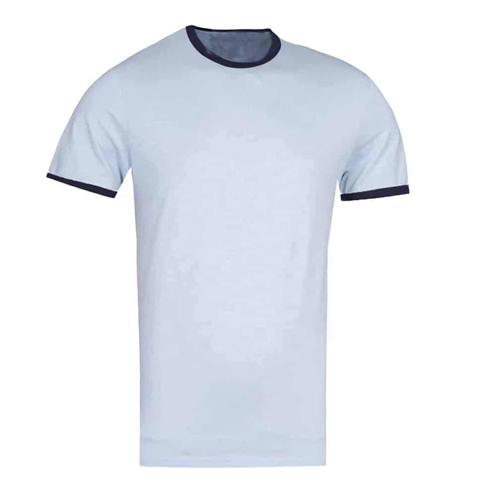 Sky Blue Ringer Tee