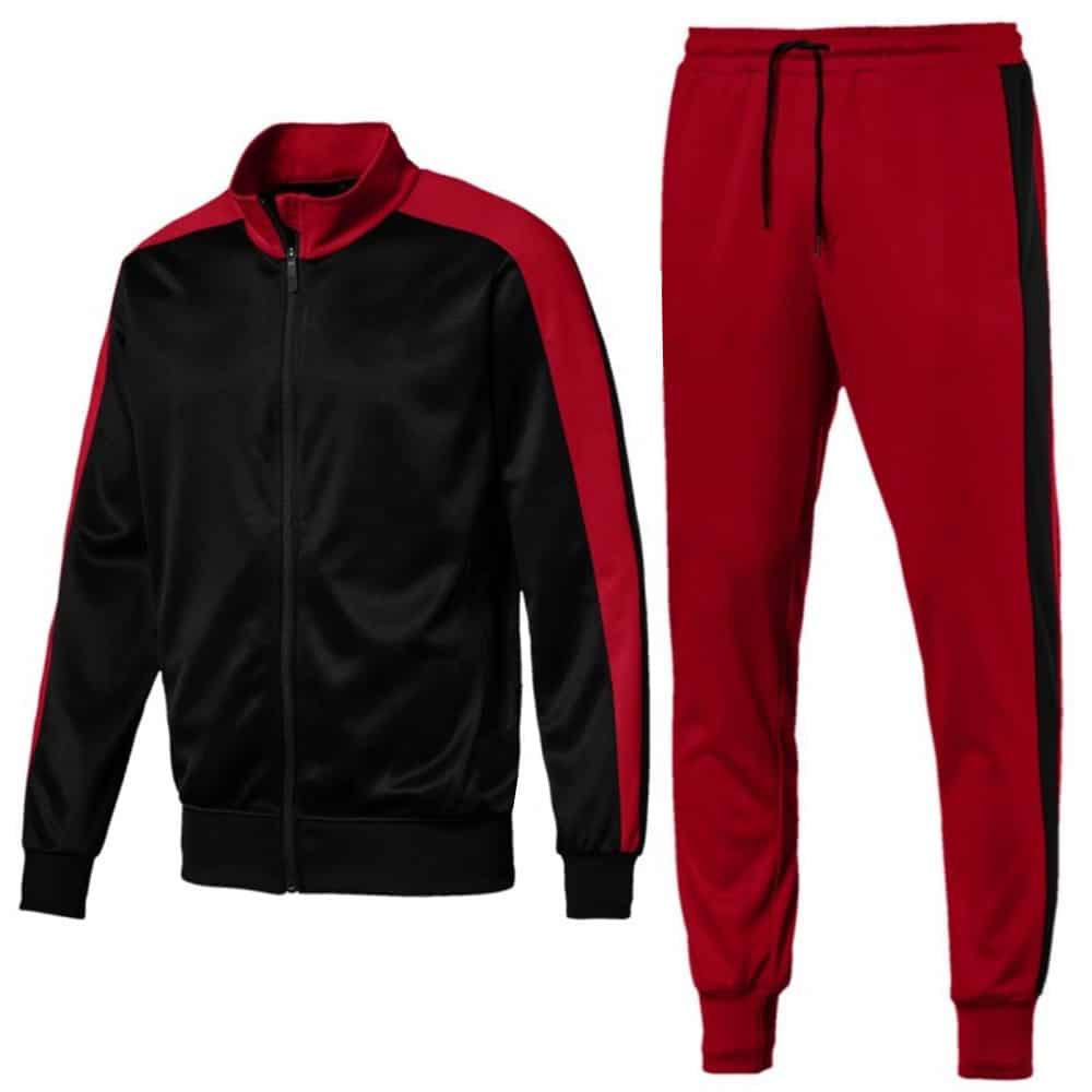 Bold Red & Black Tracksuit