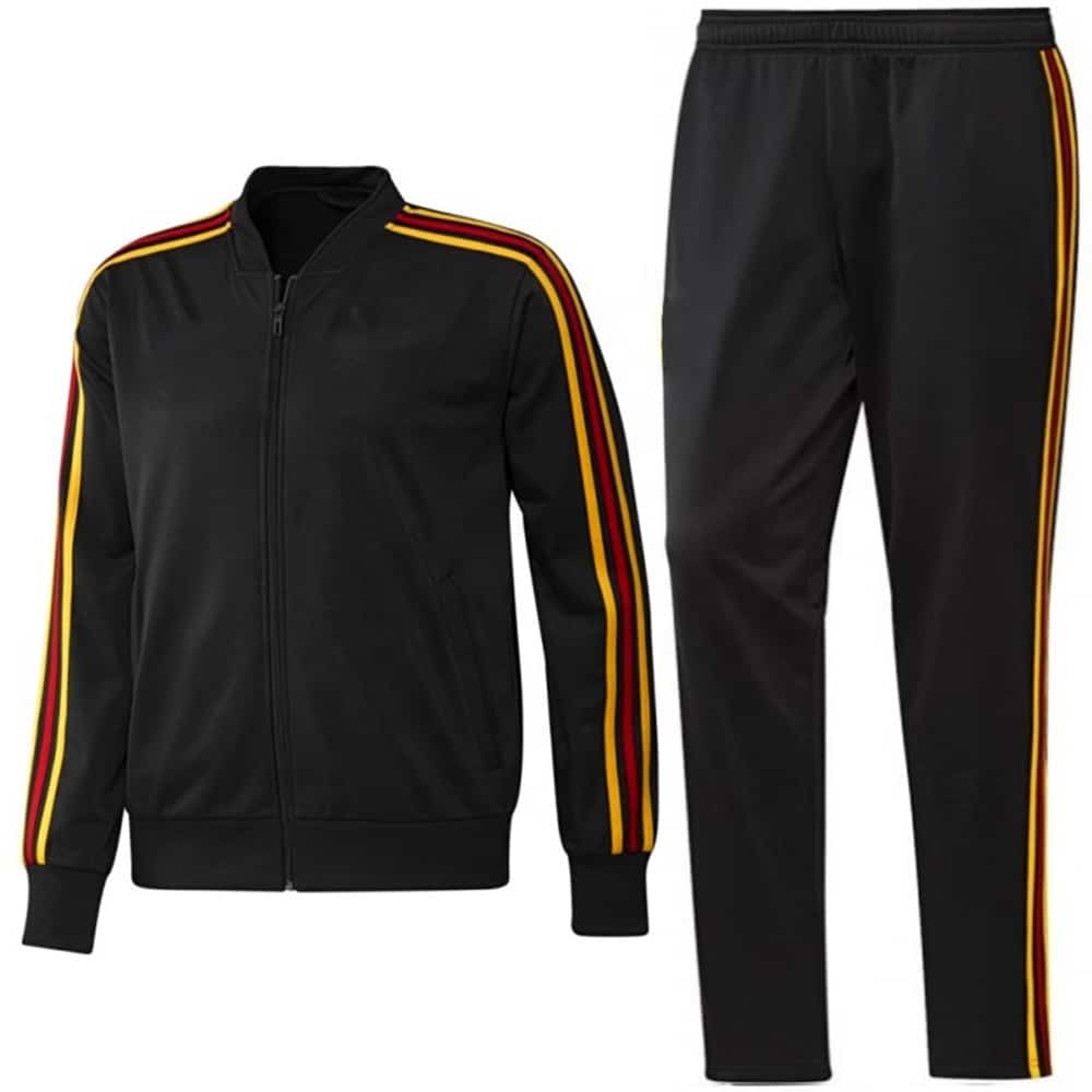 Black Tracksuit with Stripes
