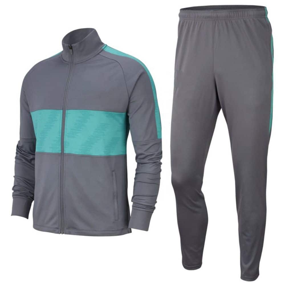 Gray & Teal Tracksuit
