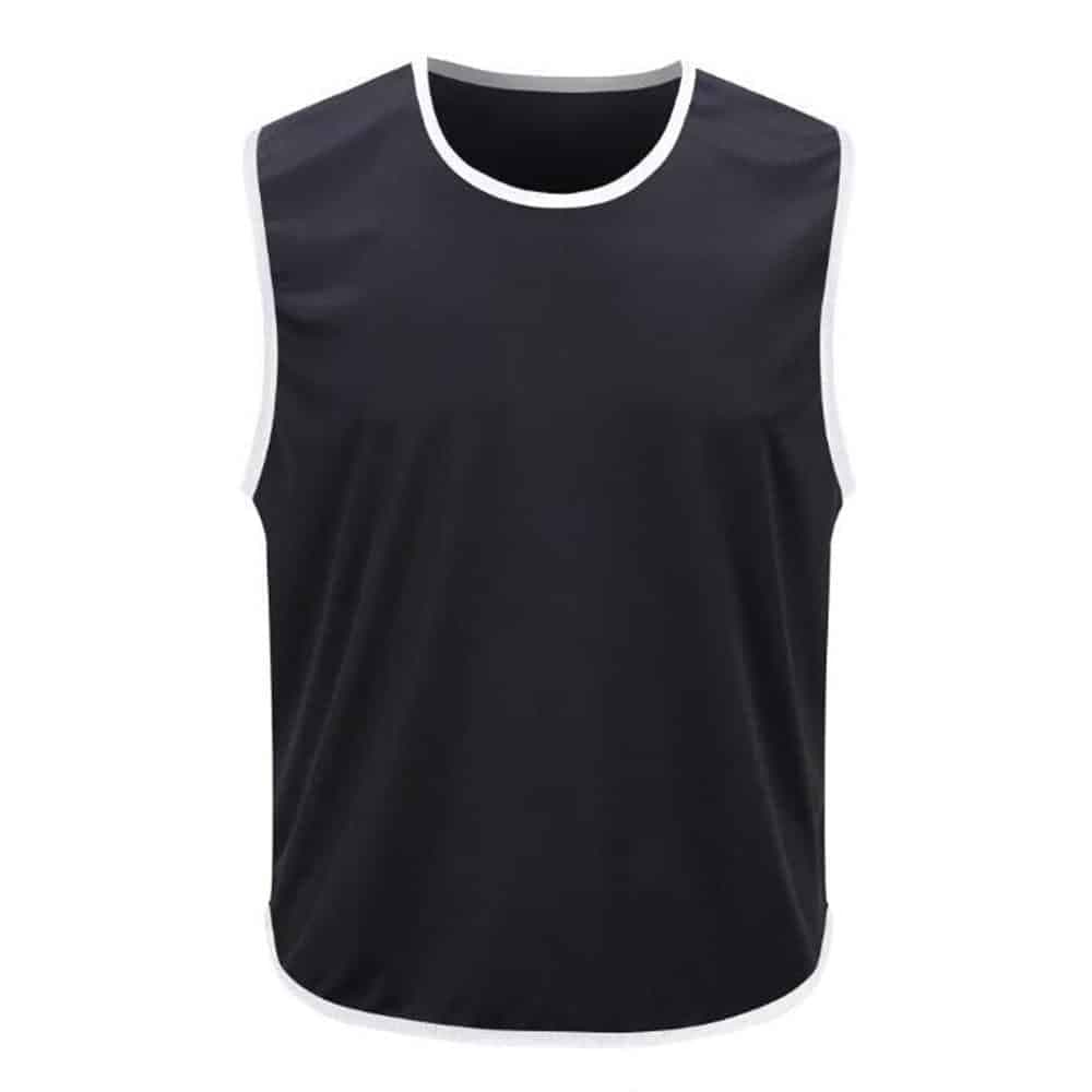 Black Vest with Trim